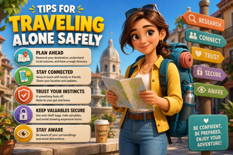 Tips for Traveling Alone Safely