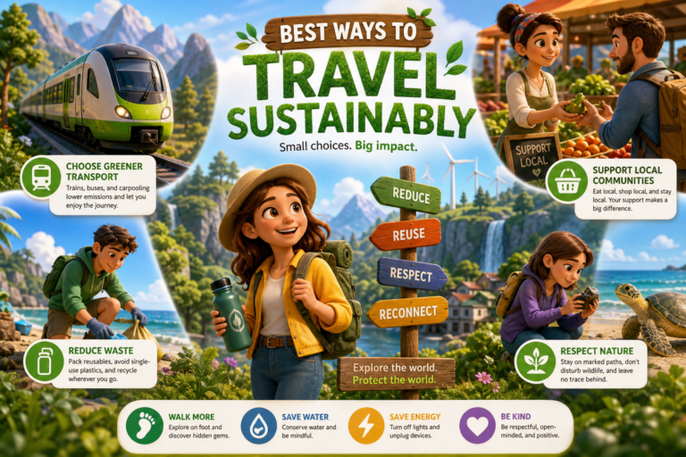Best Ways to Travel Sustainably