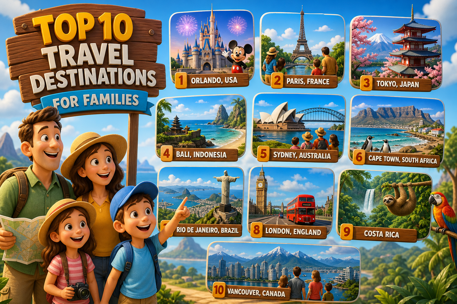 travel destinations