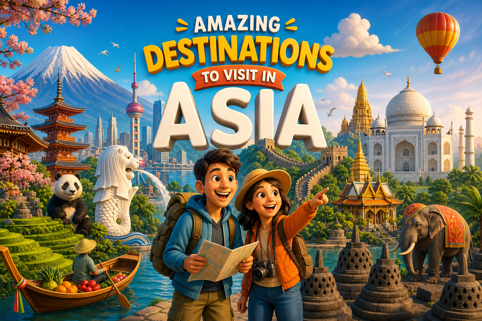 Destinations in Asia